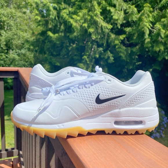 nike air max golf shoes white gum